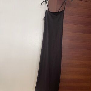 H&M long black dress